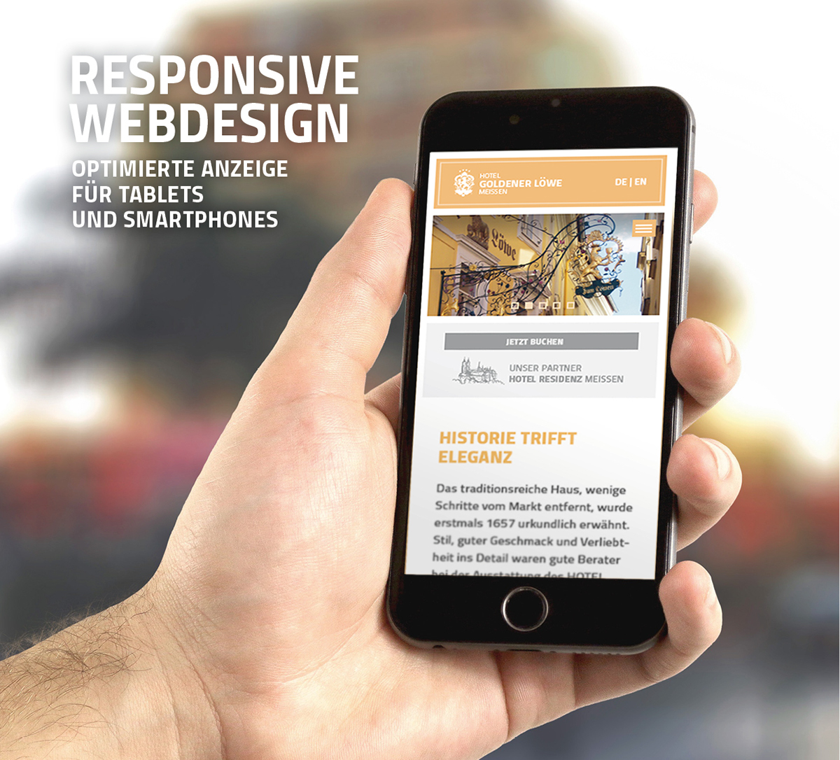 hotel meissen Webdesign Responsive imageflyer