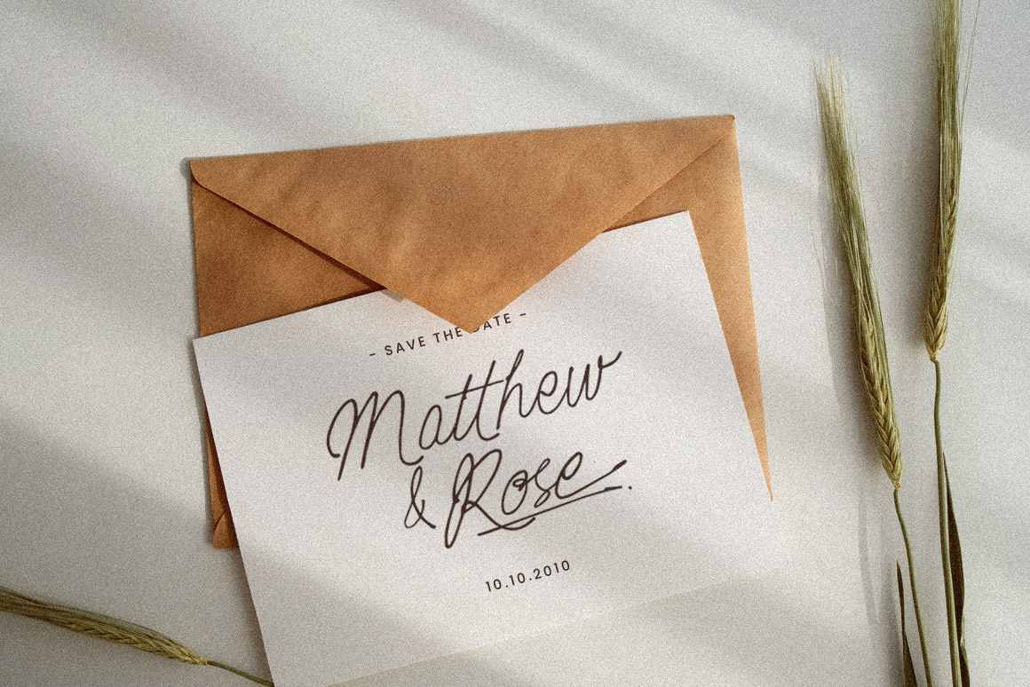 branding  font handwritten Script Font typography   wedding invitation