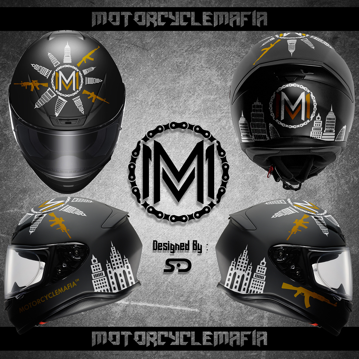 Helmet design helmet design Simon Designs SD Project bikers riders helmets motorcycle motorcyclist