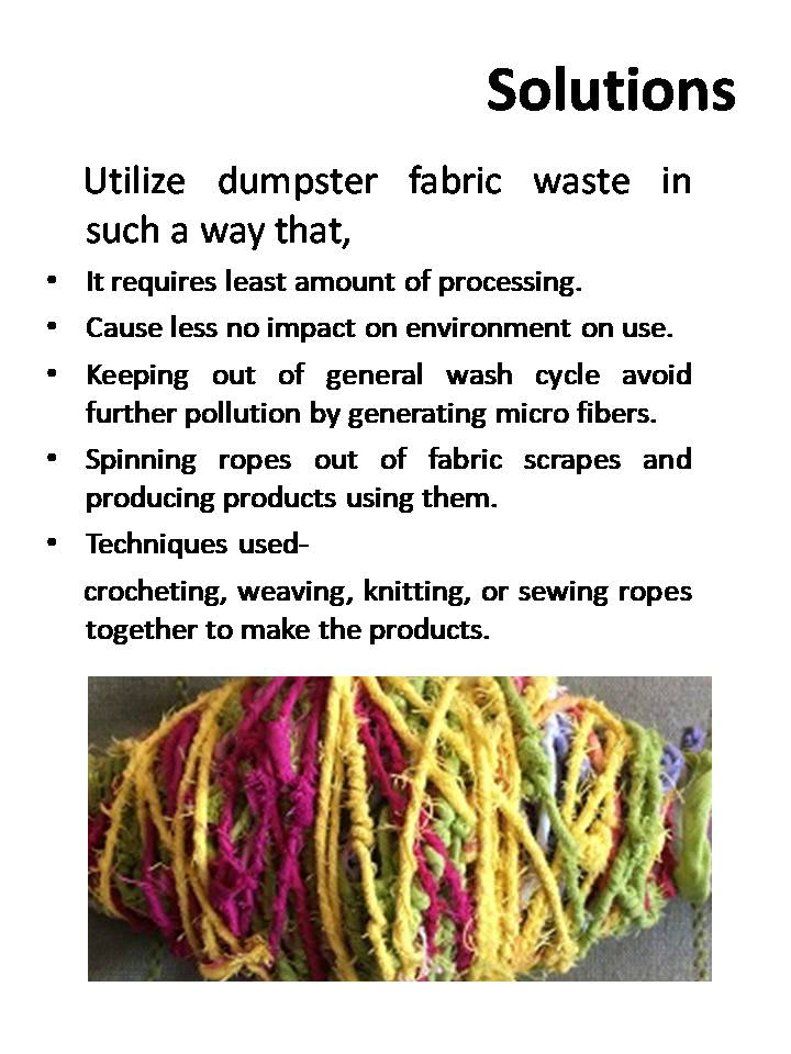 handspinning Sustainability textile Textile Waste