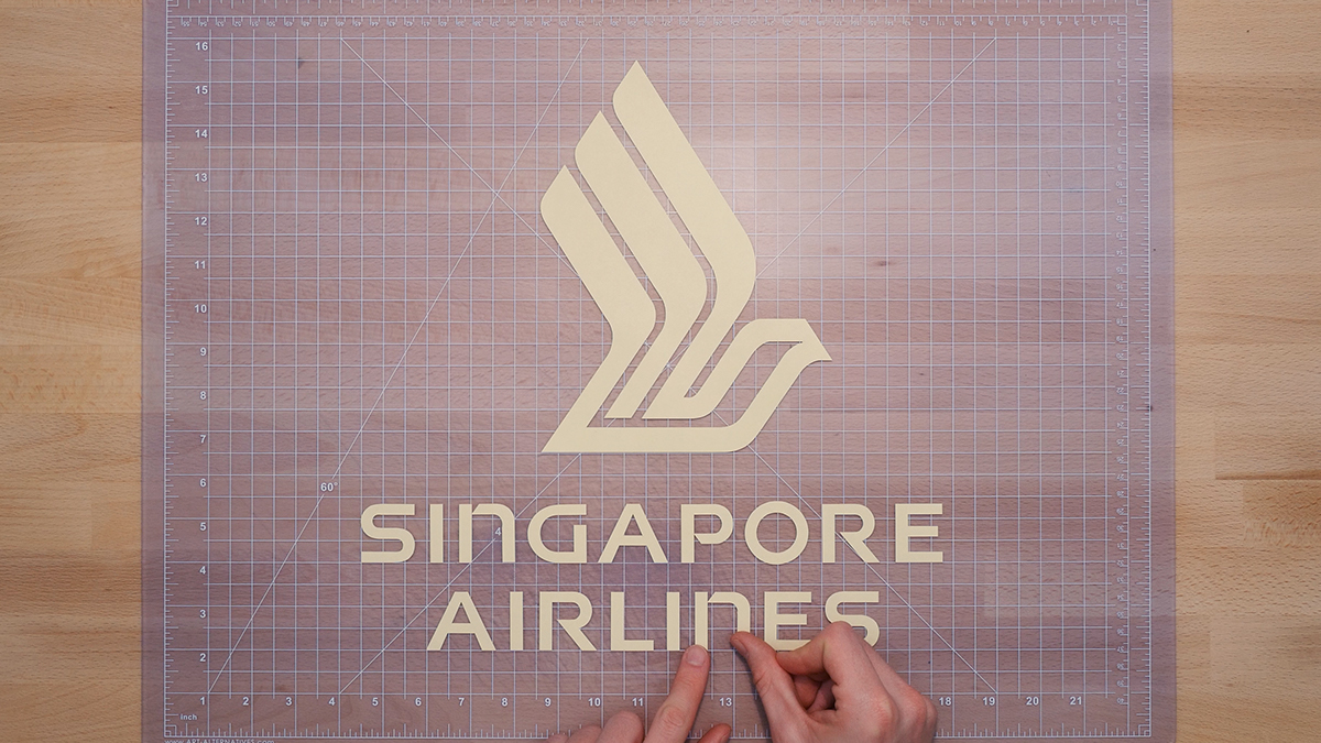 singapore airlines Luca Iaconi-Stewart hand craft instagram social media Paper plane A380 economy premium economy Business Class first class suites model small detail design