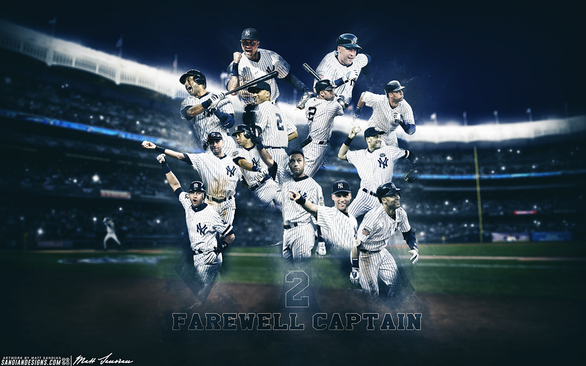 Derek Jeter Farewell Captain New York Yankees RE2PECT