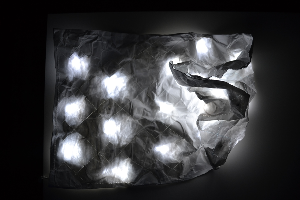 light sheet lightning  design aeria malleable Lamp Université de Montréal yannick golay charlyne lefebvre-paillé
