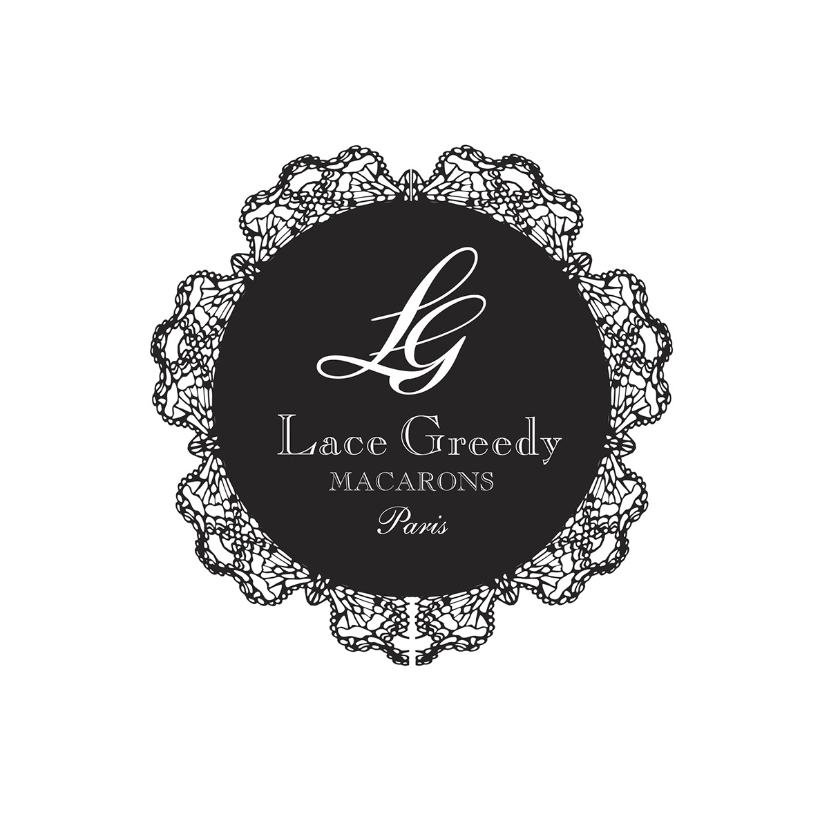 Lace Greedy Confiserie macarons dentelle
