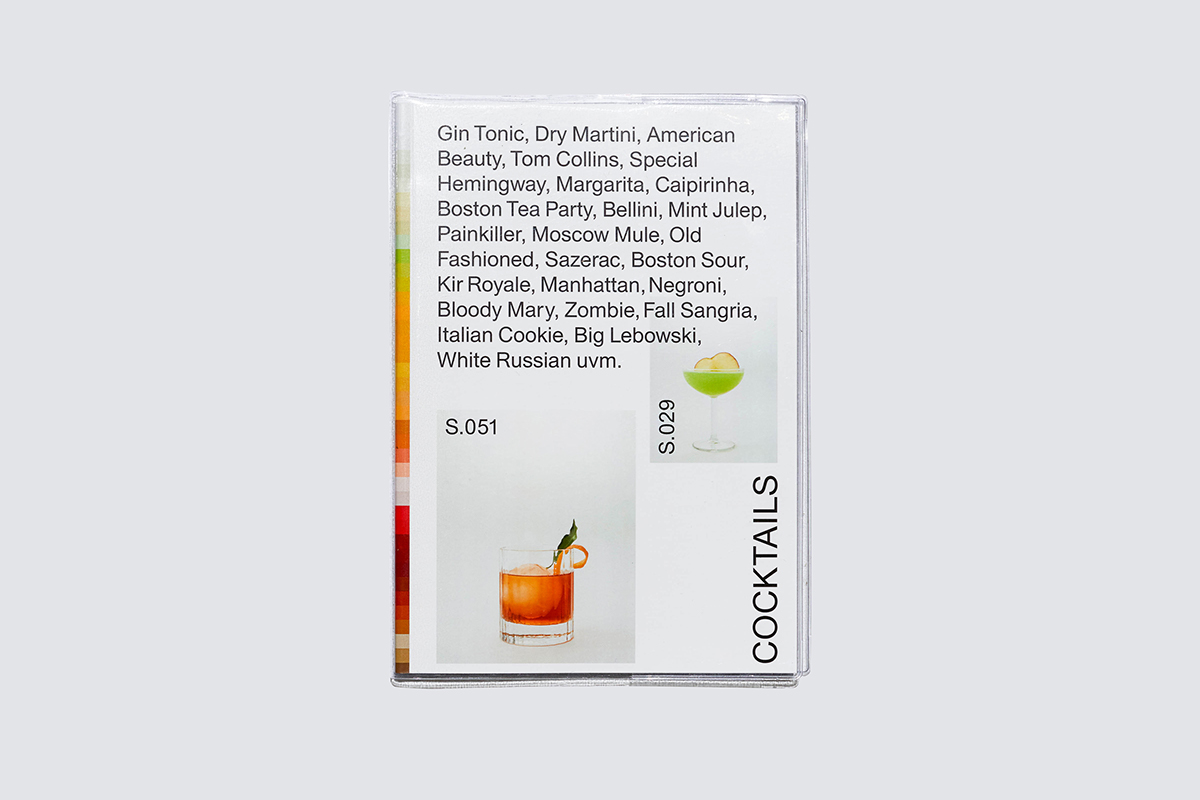 cocktail minimalistic book cookbook Cocktailbook simple hamburg editorial germany