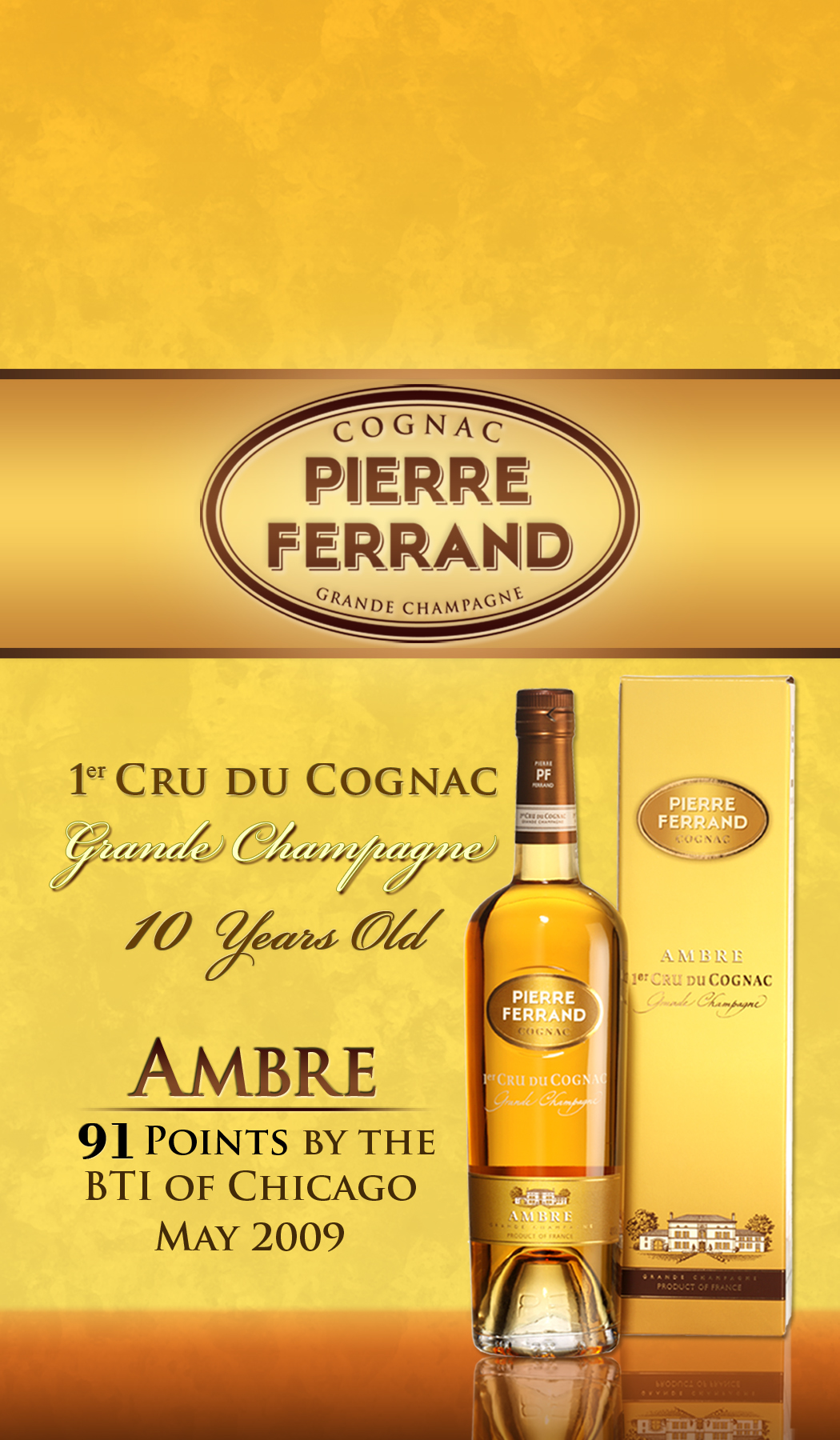 Pierre Ferrand Cognac Shelf Talkers Consistent Design