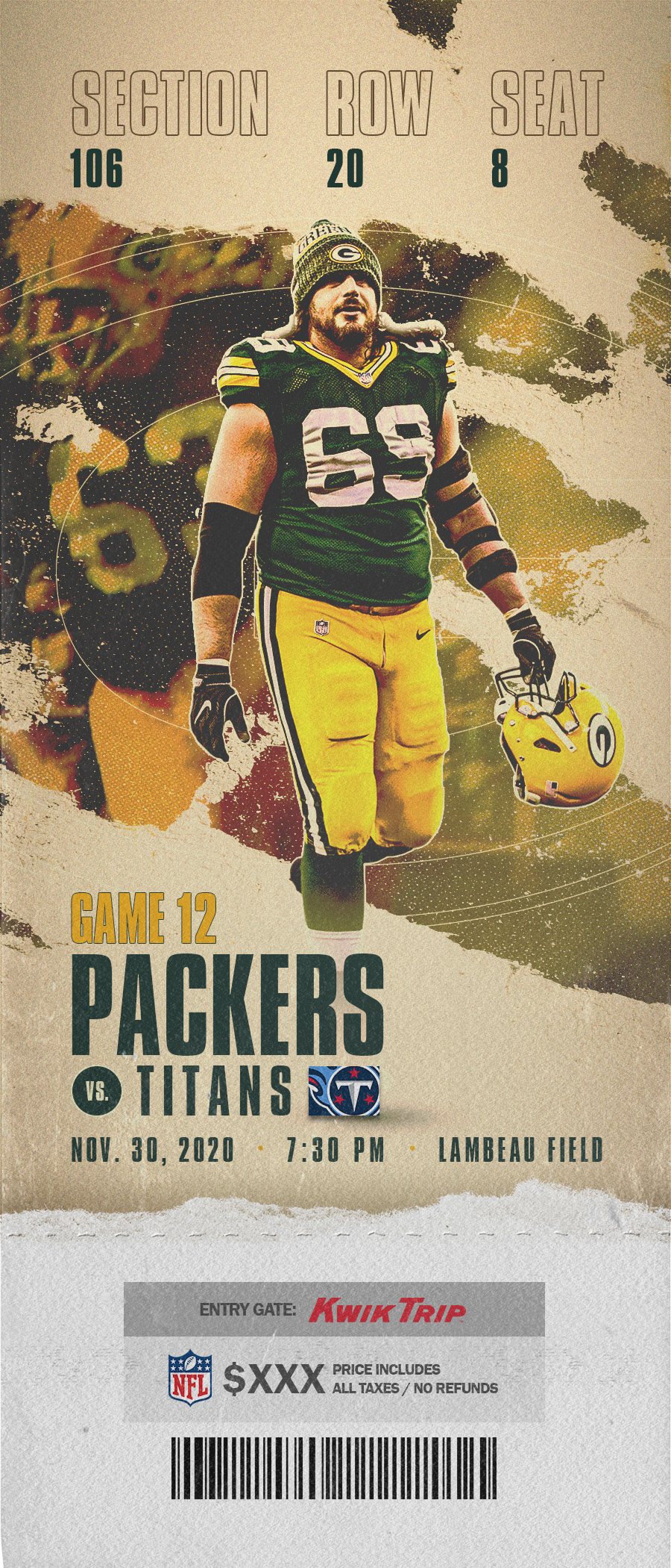 packers v titans tickets