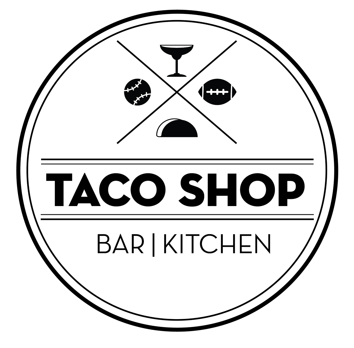 Logo Design Rebrand identity taco shop taco icons