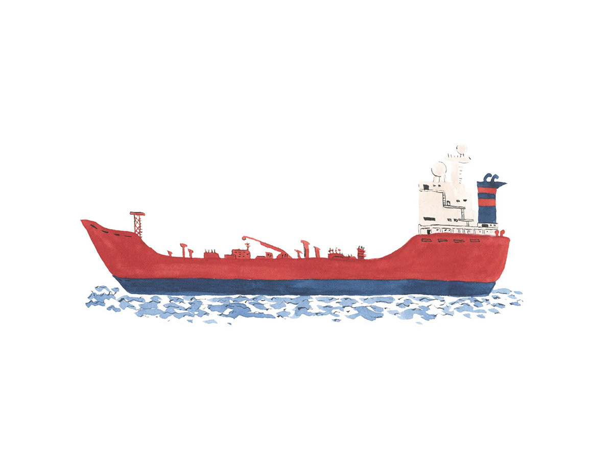 Boats  Nautical Ocean sea watercolor gouache watercolour