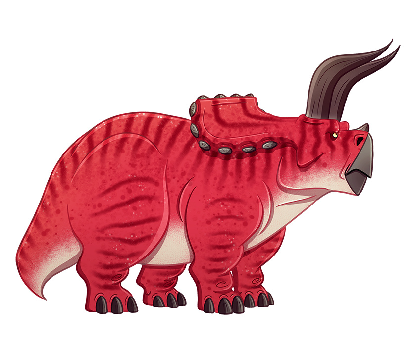 Character design Dinosaur dinos character concept ceratopsians triceratops sketches cartoon olivier silven