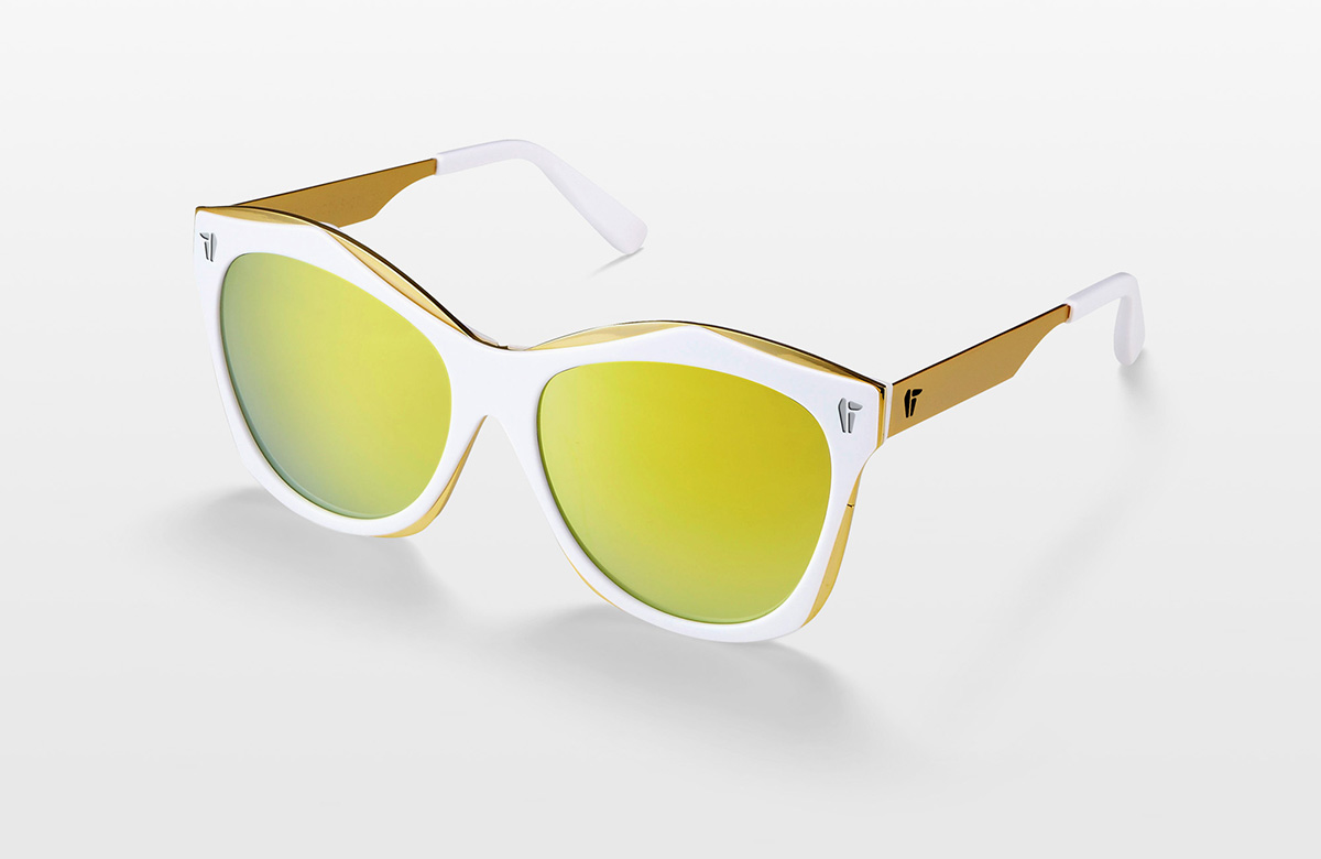 eyewear sunglass branding  futuristic sci-fi emblem