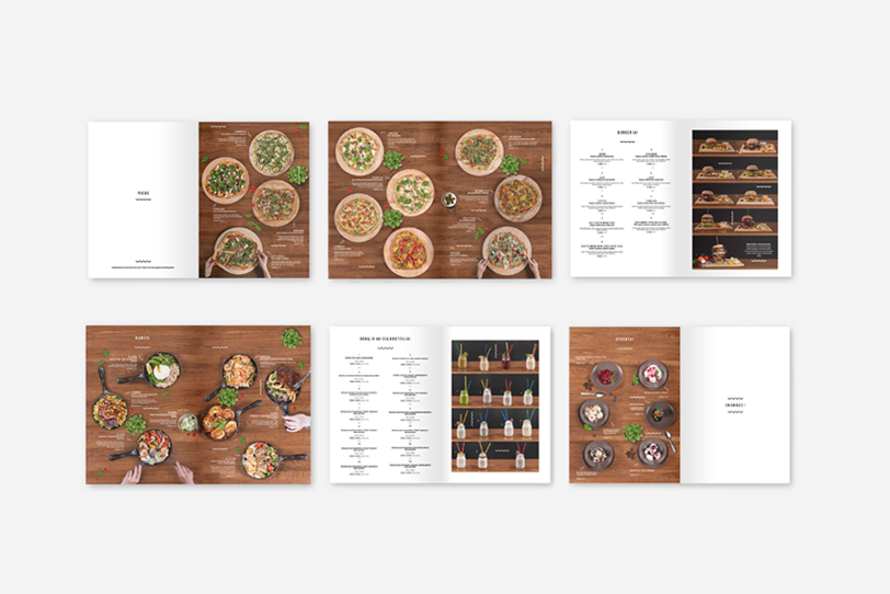photoshoot design meniu Web Food  restaurant