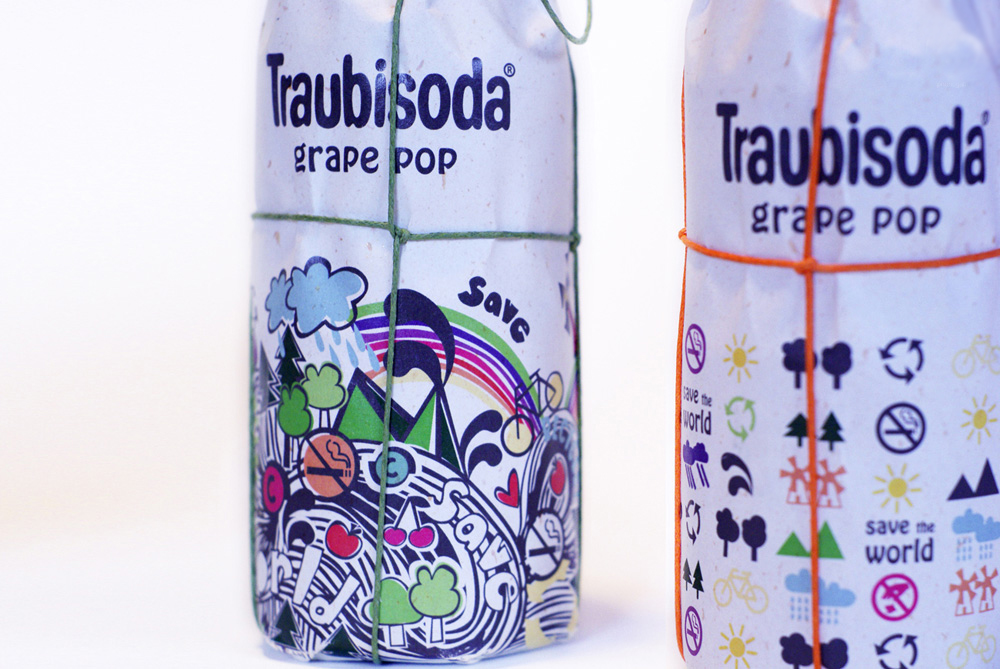 drink traubi soda traubi hand drawn limited edition