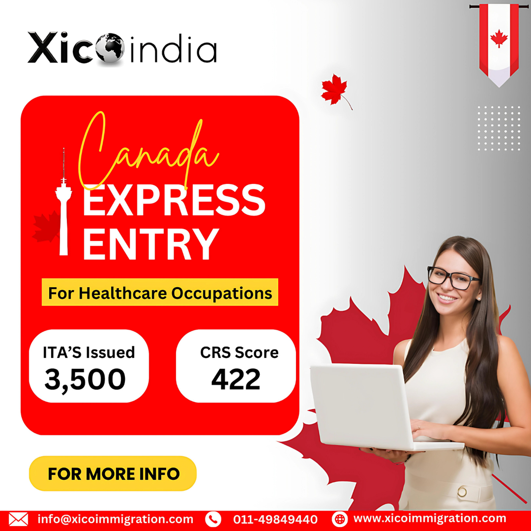 Canada invites 3,500 candidates in Express Entry draw for healthcare occupations