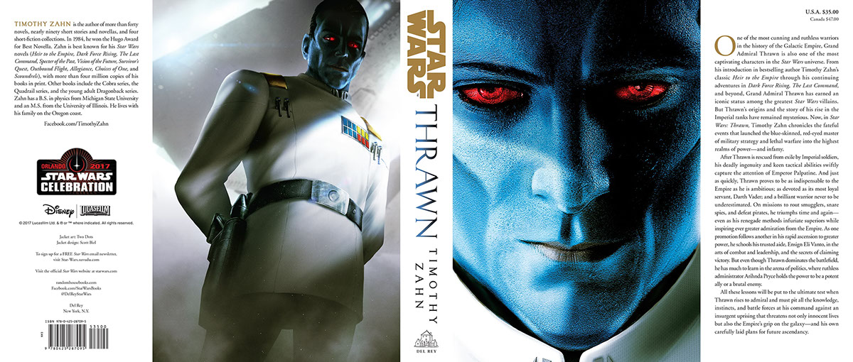 star wars thrawn book cover Lucasfilm penguin random house grand admiral thrawn Star Wars Rebels