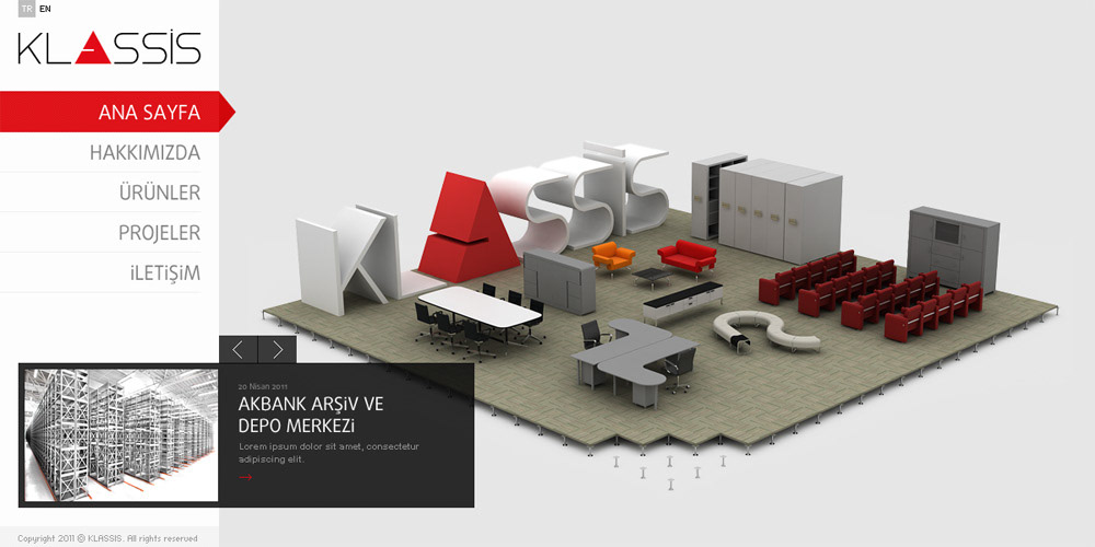 klasssis 3D Office furniture Steelcase figueras buzon Milliken