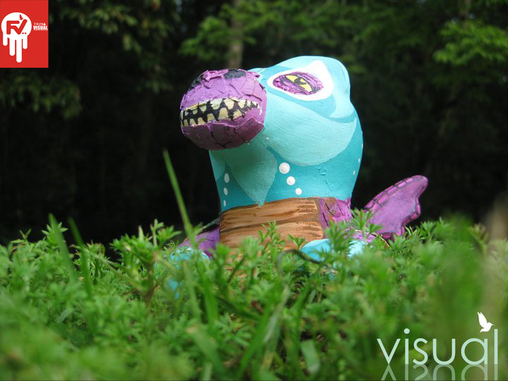 fauna visuales  arte juguete juguetes dragon