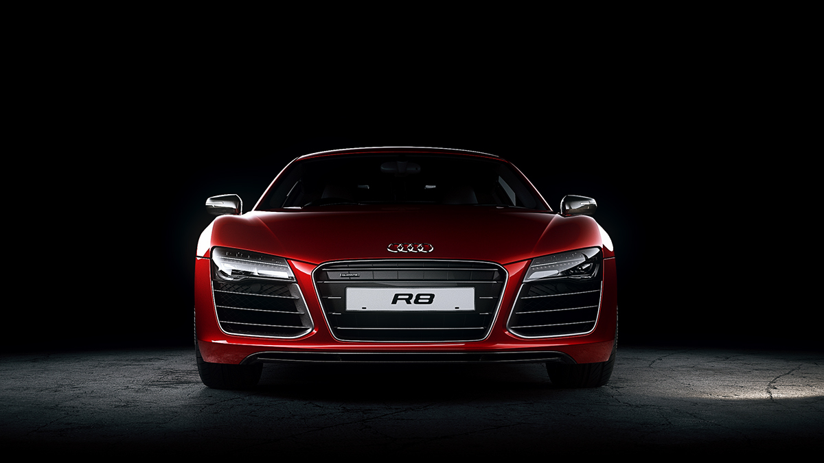 Audi R8 2015 Audi automotive   vray rendering studio lighting