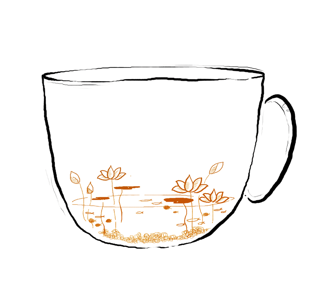 gif tea teacup sealife underwater art inspiration
