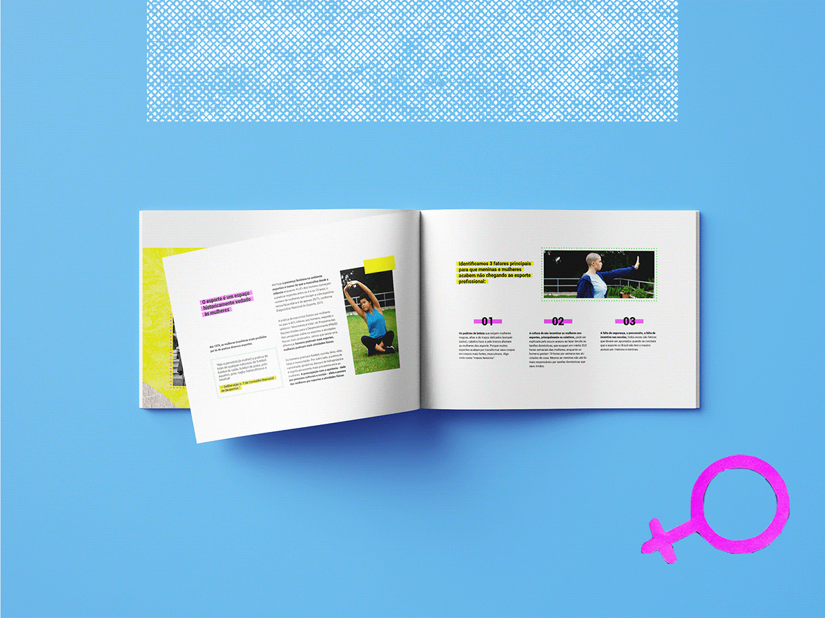 art direction  book collage diagramação ebook editorial magazine Olympics report women