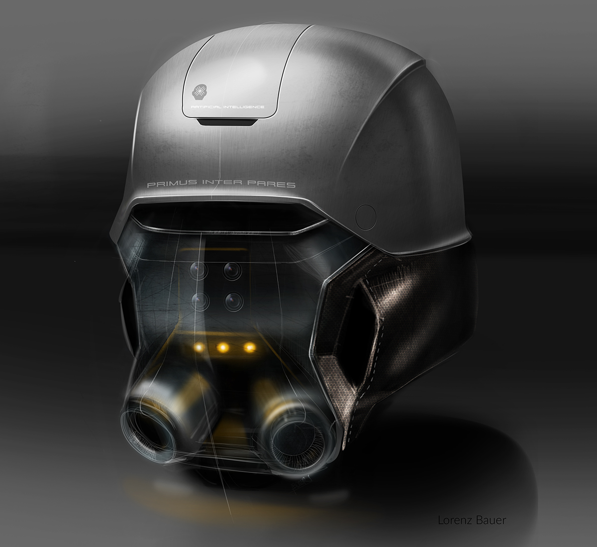 helmetchallenge #helmetchallenge Lorenz Bauer sketch Helmet sci-fi concept design robot future helmet challenge
