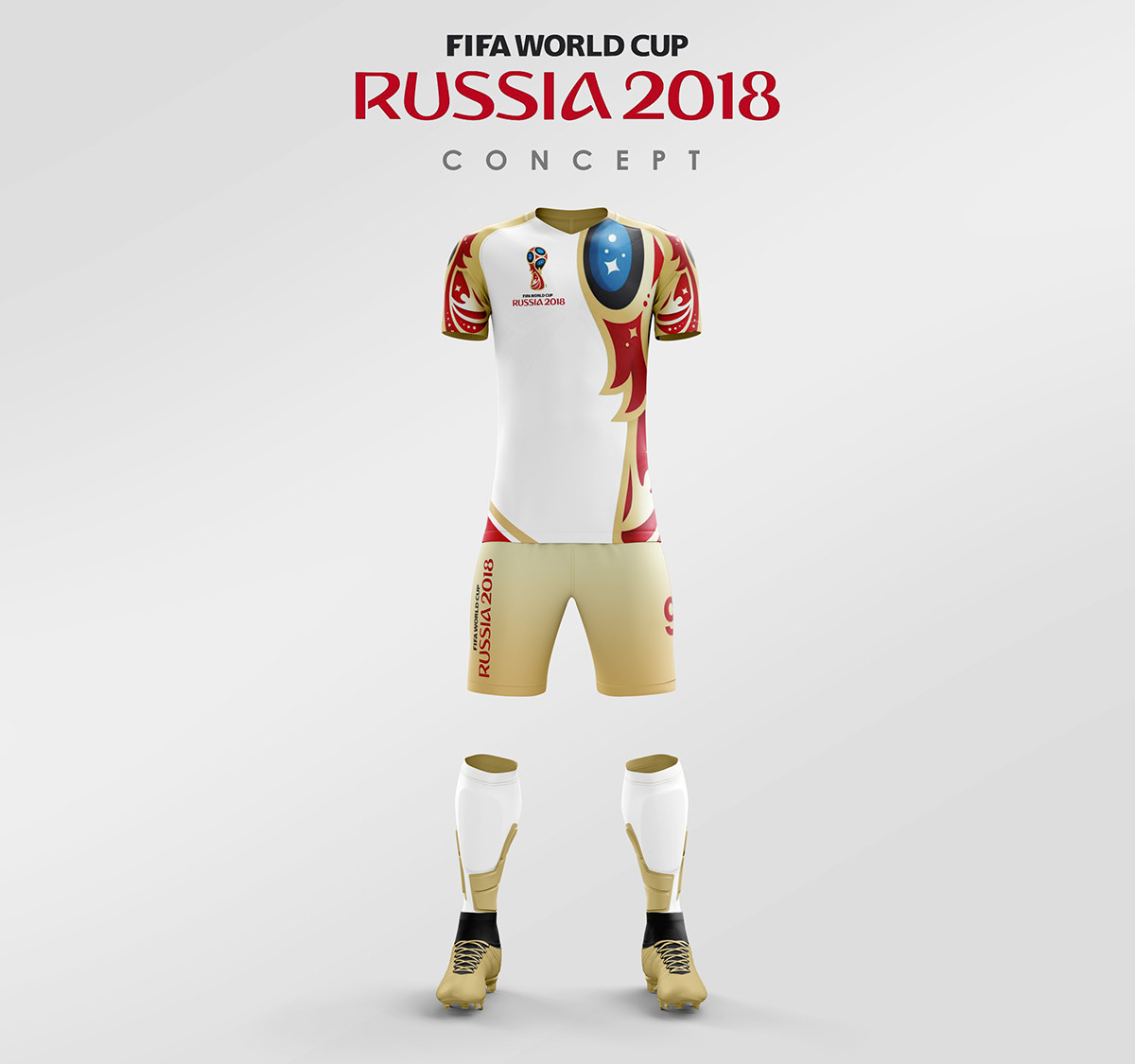 Russia 2018 world cup Russia 2018 concept Russia 2018 kit design concept