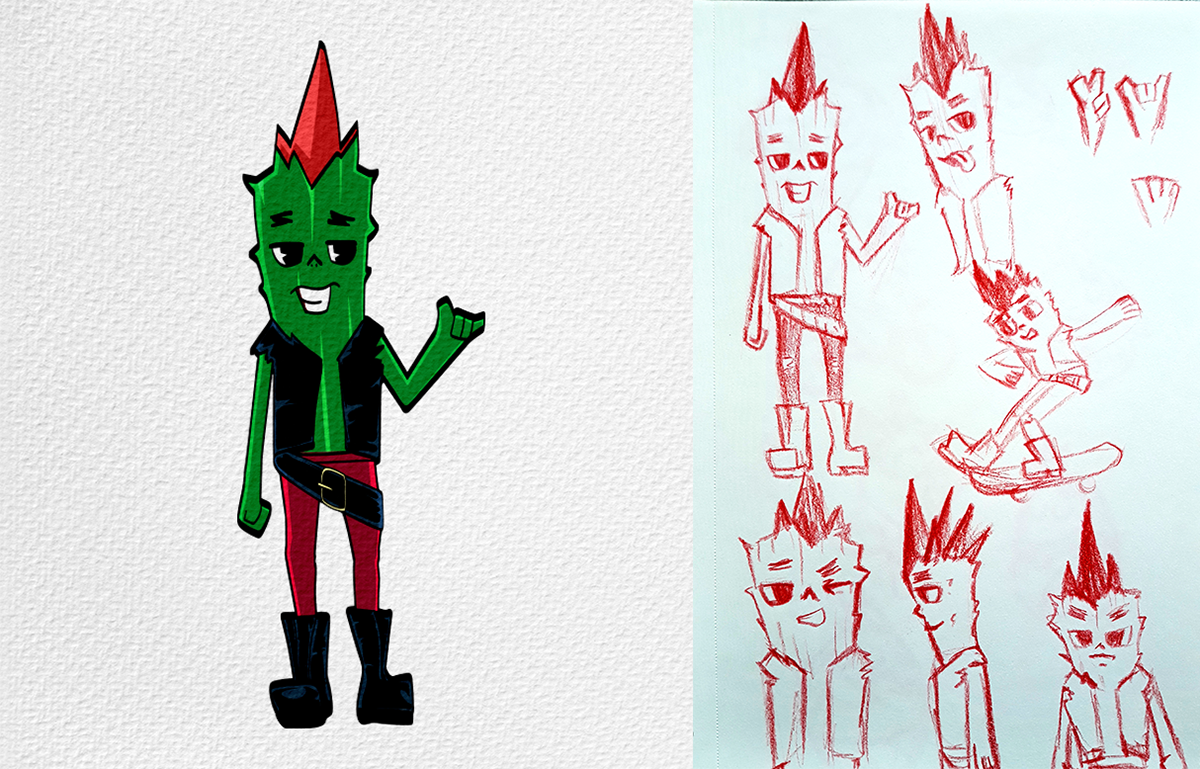 cartoon Character design  characters Digital Art  Drawing  ILLUSTRATION  Ilustração painting   personagens sketch