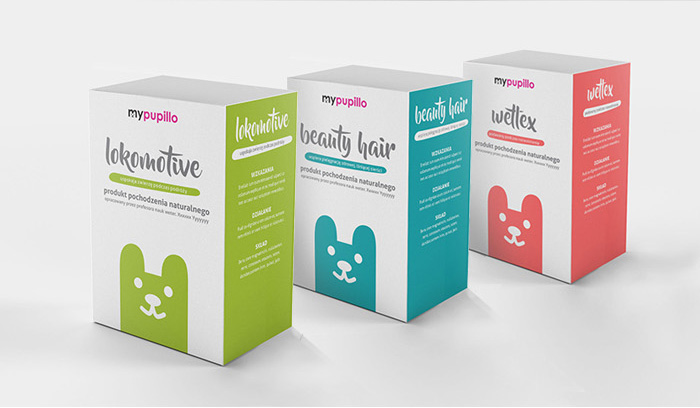 Packaging packaging design design box graphic graphic design  clear simple animals pets