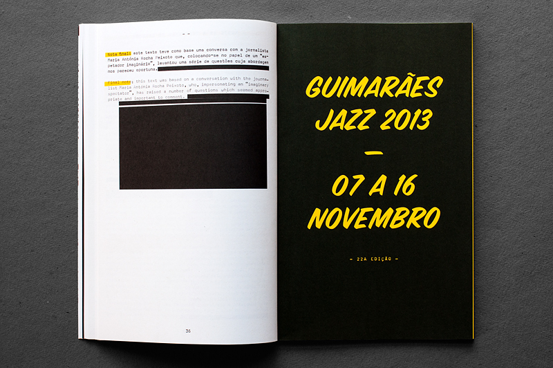 poster jazz porto Portugal guimarães book
