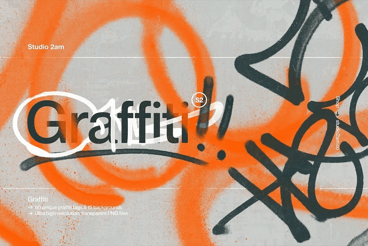 Graffiti Mural wall streetart artwork digital illustration