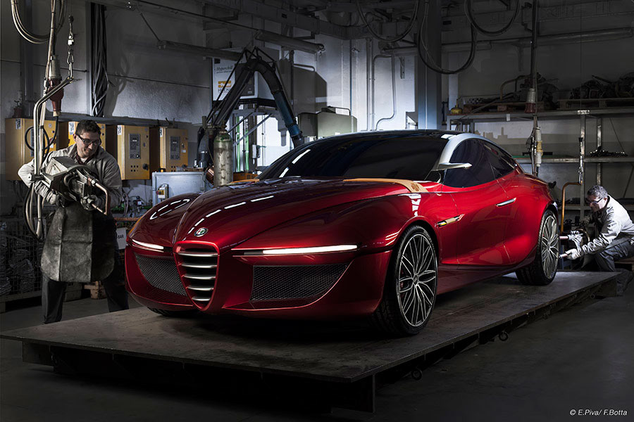 Alfa Romeo Gloria Geneva Motor Show ied Turin alfa romeo concept 1:1 SCALE
