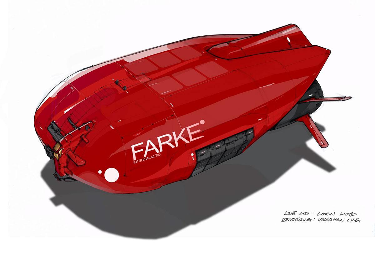 airship spaceship sketch swap concept vehicle