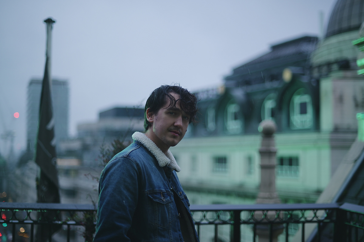 blue director London Melancholic rain rob savage rooftop Window wine writer