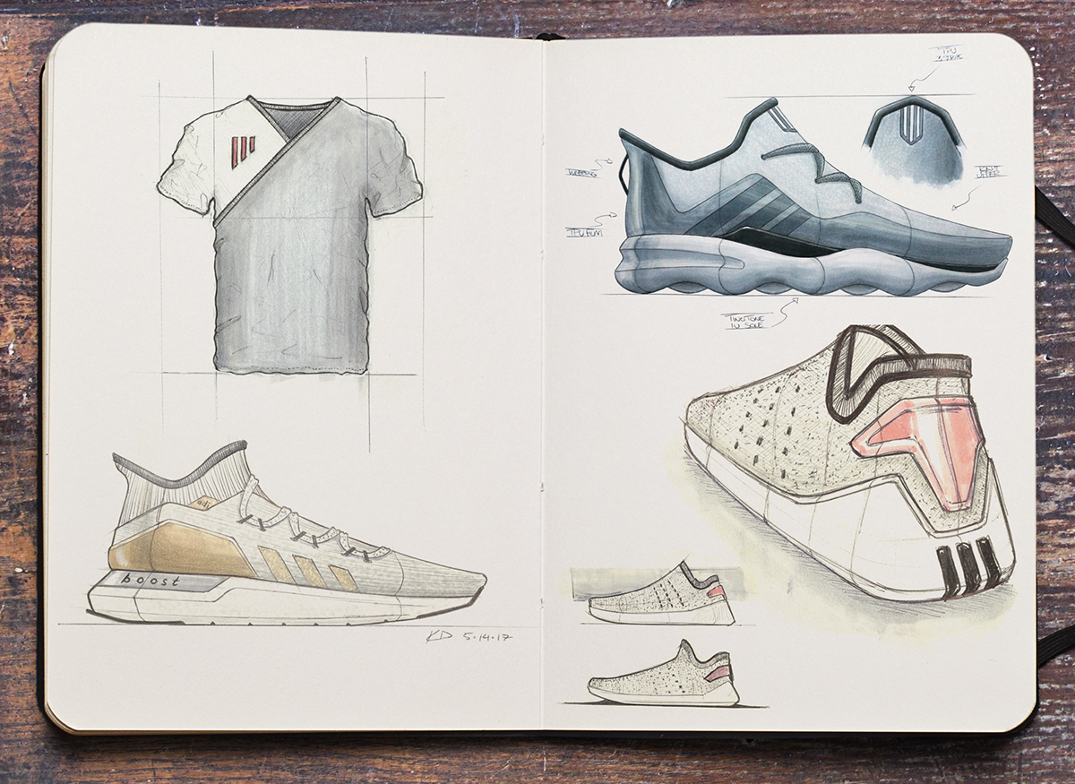 sketchbook footwear apparel accessories industrial design  footwear design productdesign conceptkicks sketching