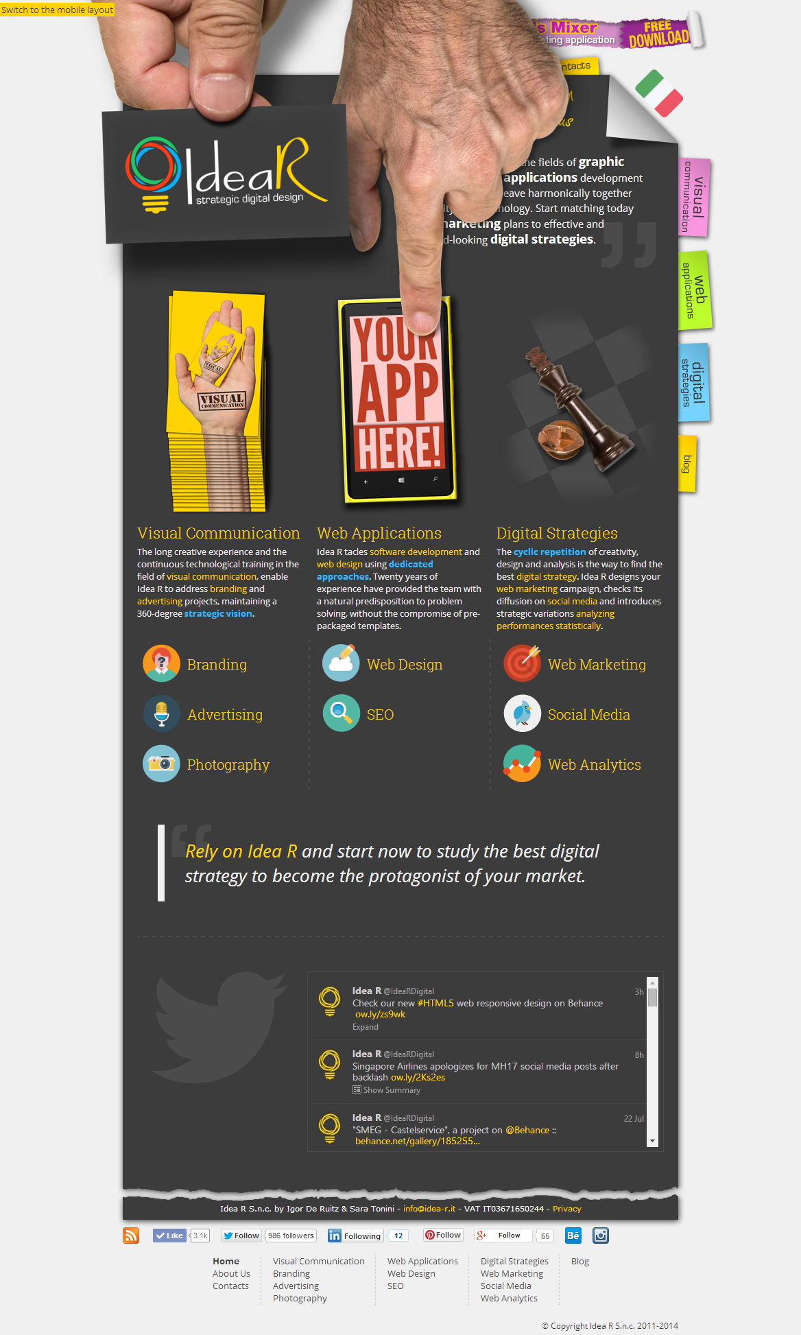 flat design infographics landing page Blog digital strategies Web marketing