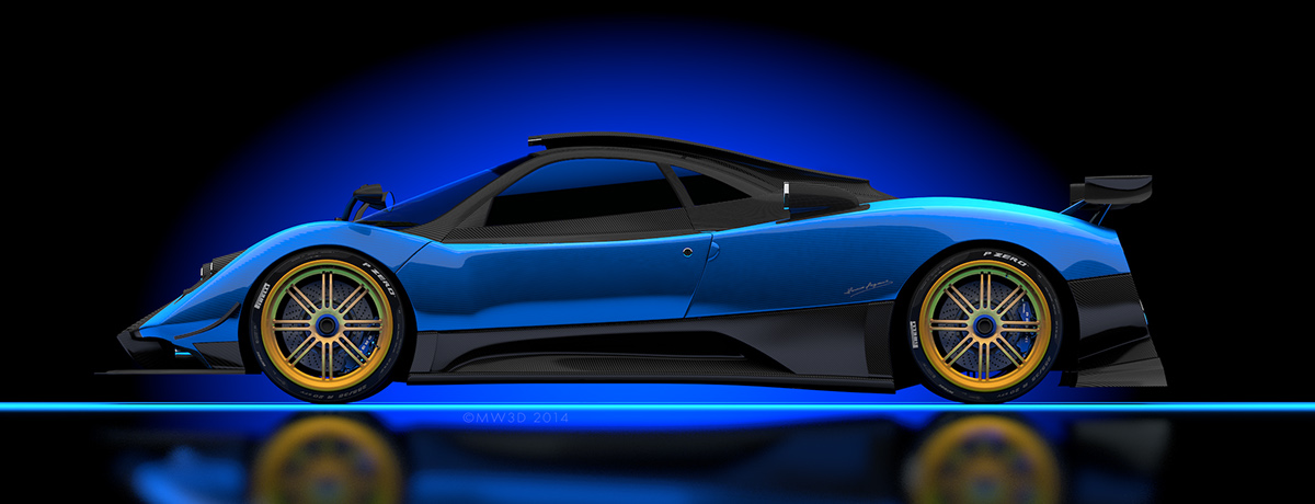 automotive    Car 3D rendering