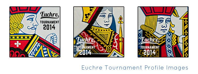 math basketball cards Euchre University Organization poster social media facebook