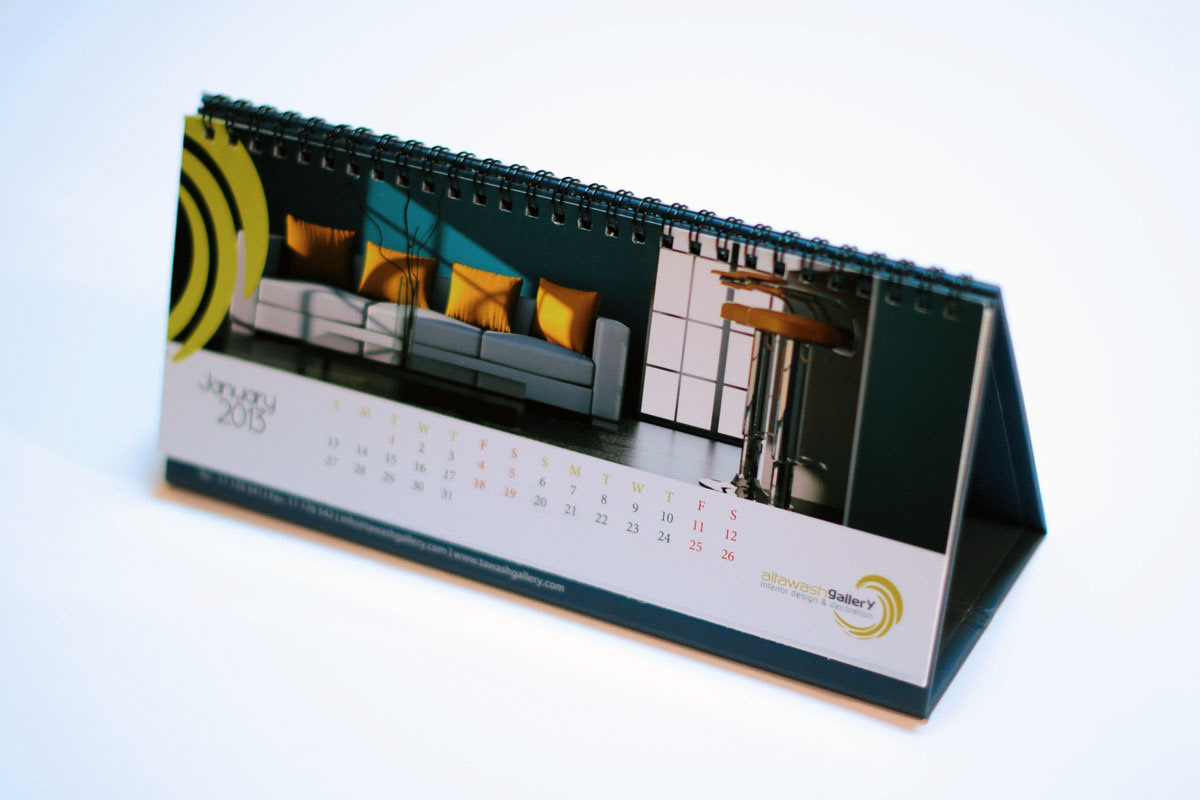 ad.mark  bahrain design  creative calendar print gcc desktop desk graphic photo brand gallery identity
