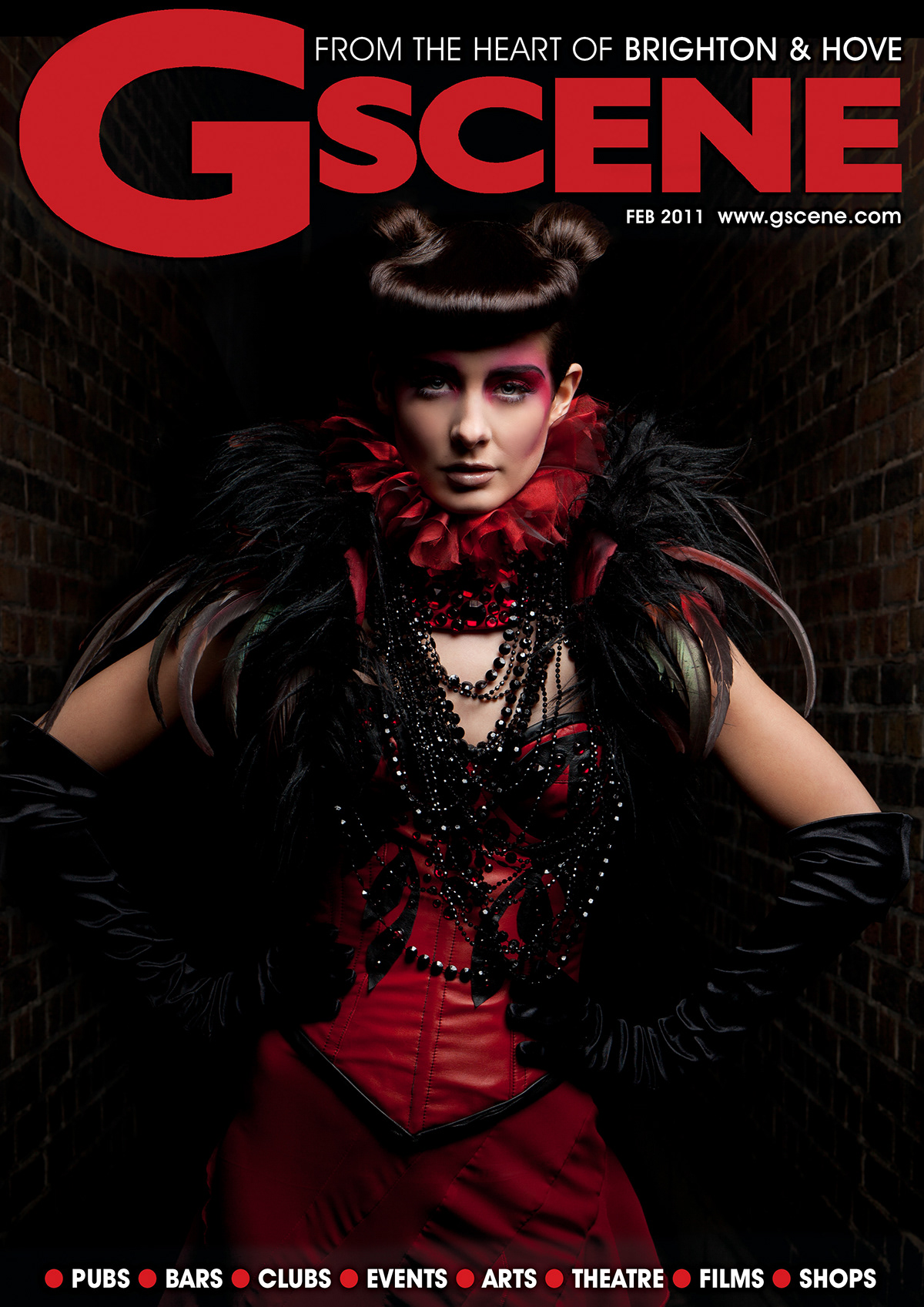 GScene fashion shoot editorial Magazine Cover