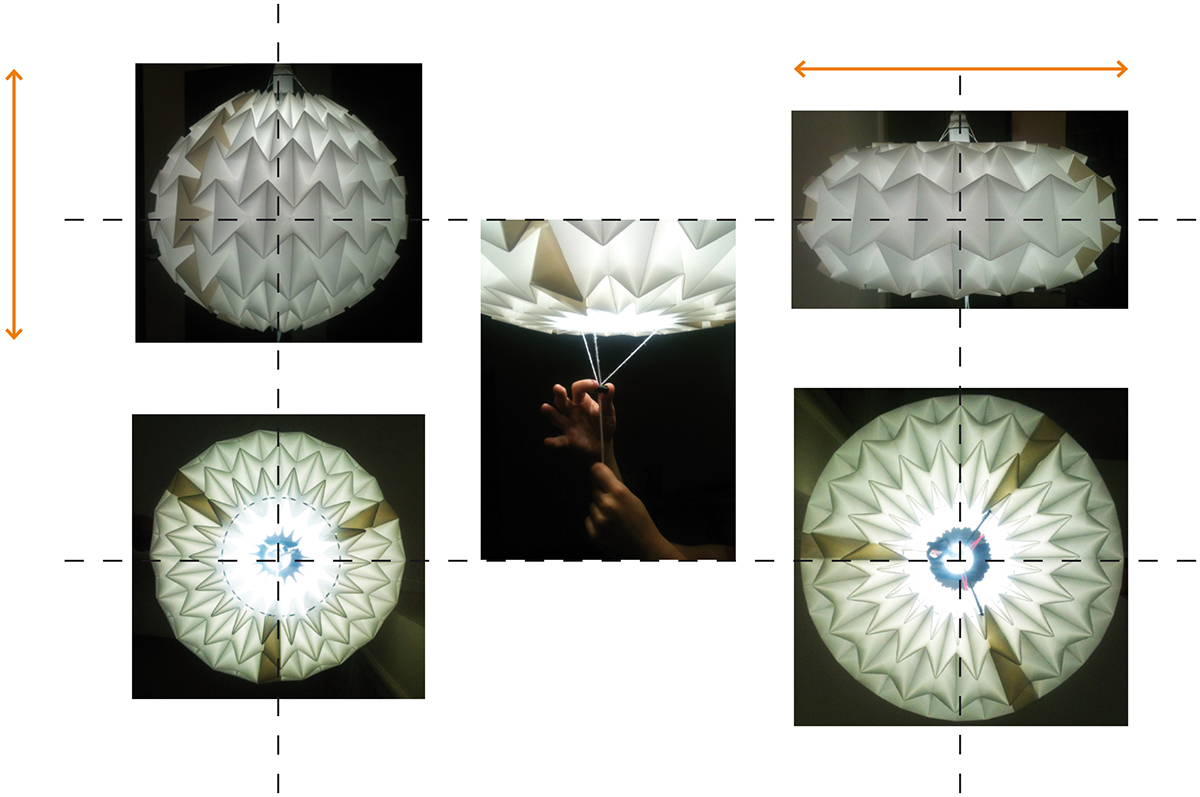 Lamp origami  lighting