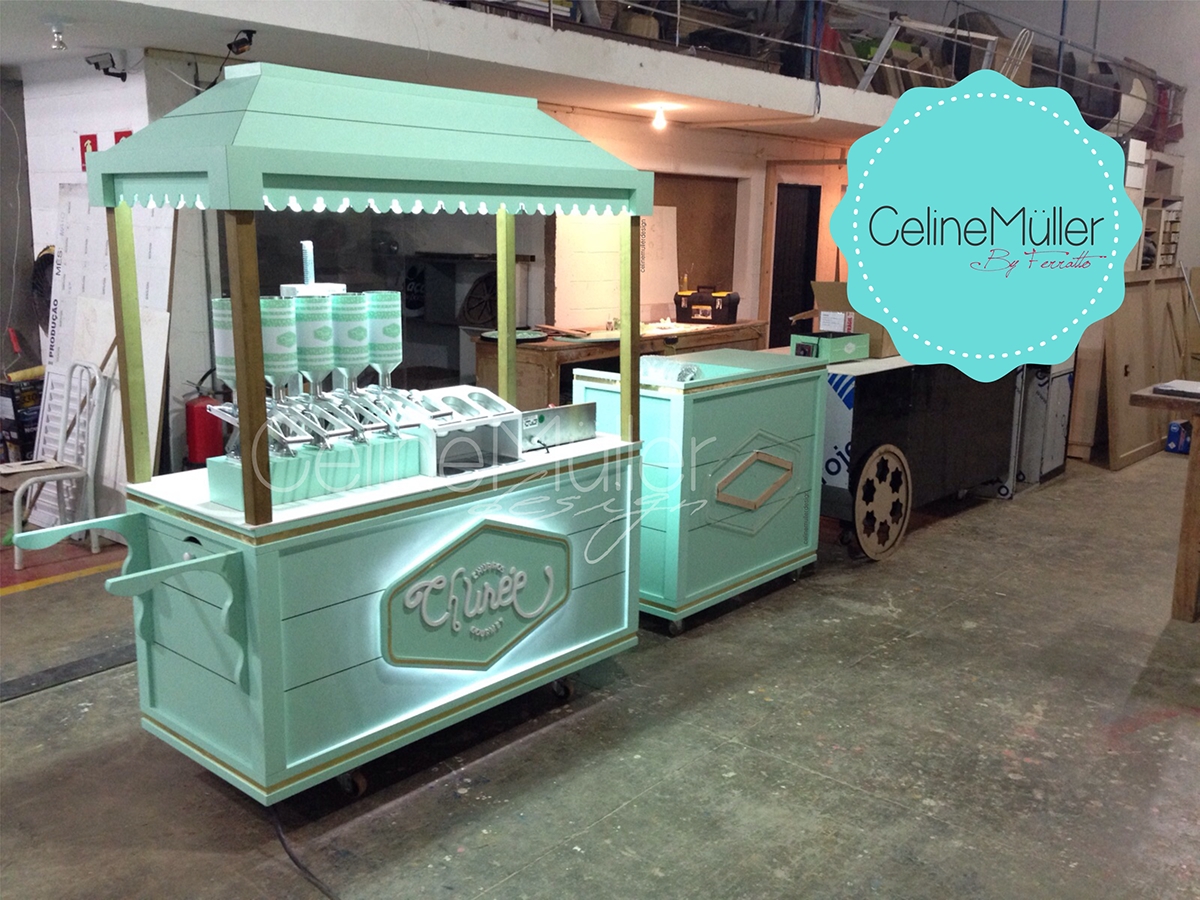 Kiosk quiosque food cart carrinho churros