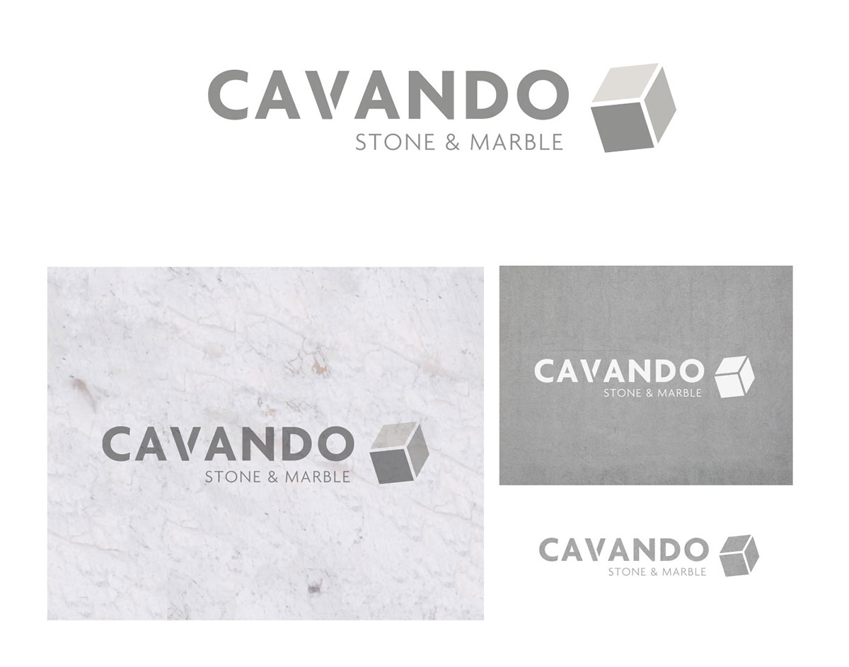 logo Logotype Marble stone