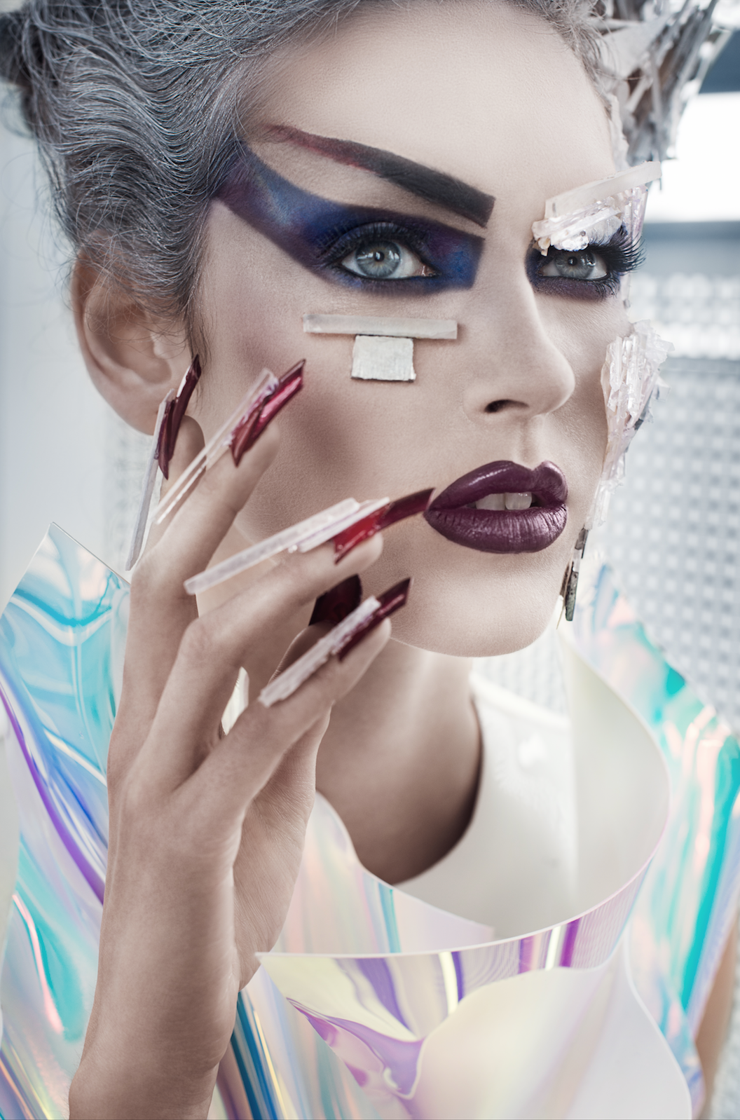 MUA makeup makeupart editorial beauty design faceprops headpiece accesories creativemakeup nailart arhitecture London beautyphotography fashionphotography