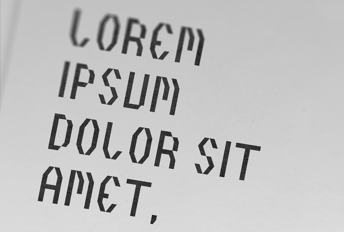 typography grid Typography matrix Typographie matricielle font police specimen experimental Experimental Typography HEAD Genève glyphs geometric