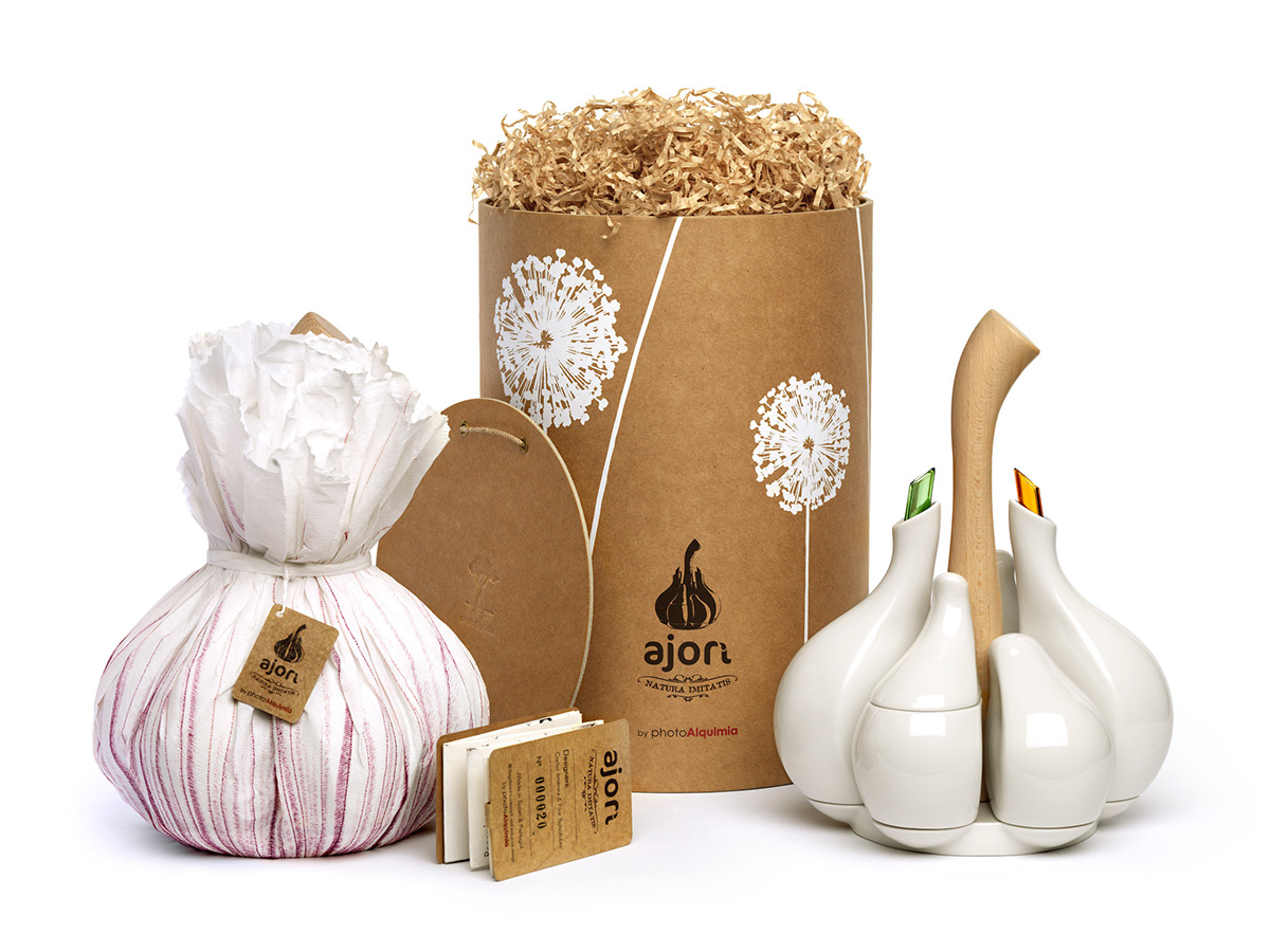 cruet wood Garlic ceramic KITCHENWARE houseware homeware craft eco packaging ceramic design