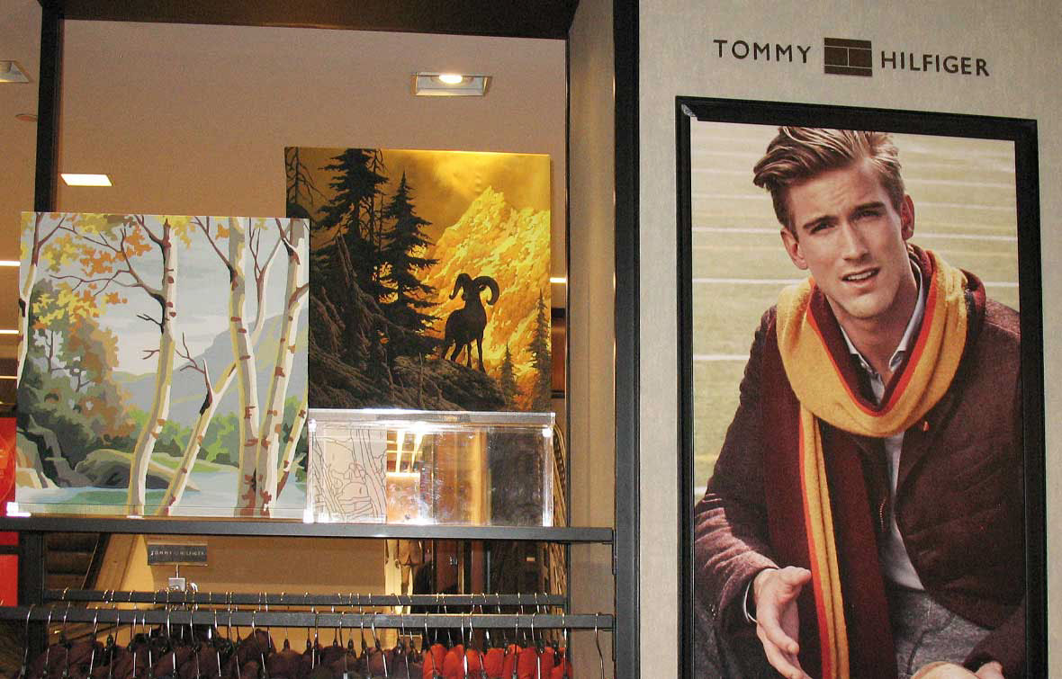nyc Macy's Visual Merchandising Fashion  men's decor Display