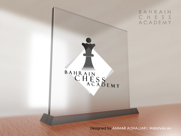 Bahrain chess academy logo design