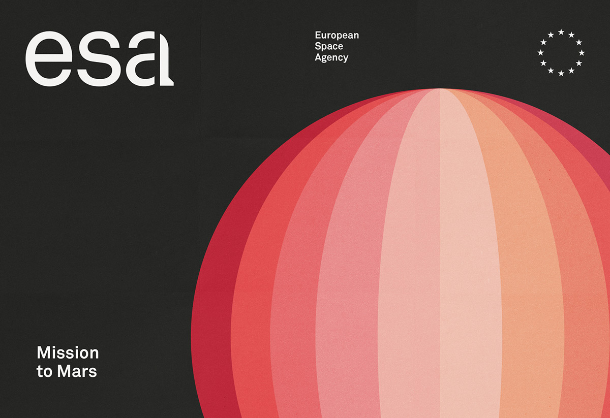 Space  brand nasa ILLUSTRATION  rebranding modern Planets stars