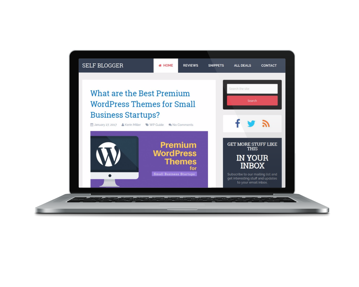 wordpress Web Design  blog design web development  WordPress Blogging Theme