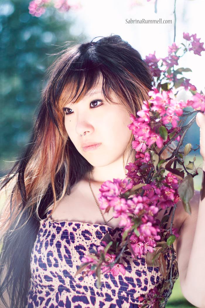 beauty woman model portraits asian Singer keyboardist musician girl spring